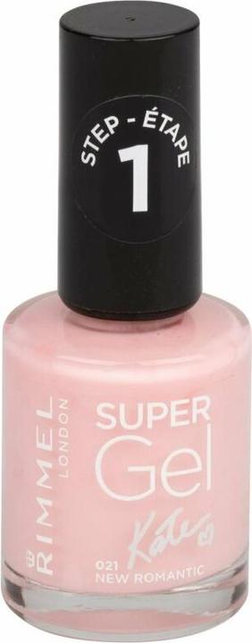 Produktbild Rimmel London Super Gel By Kate STEP1 (021 New Romantic, Farblack)