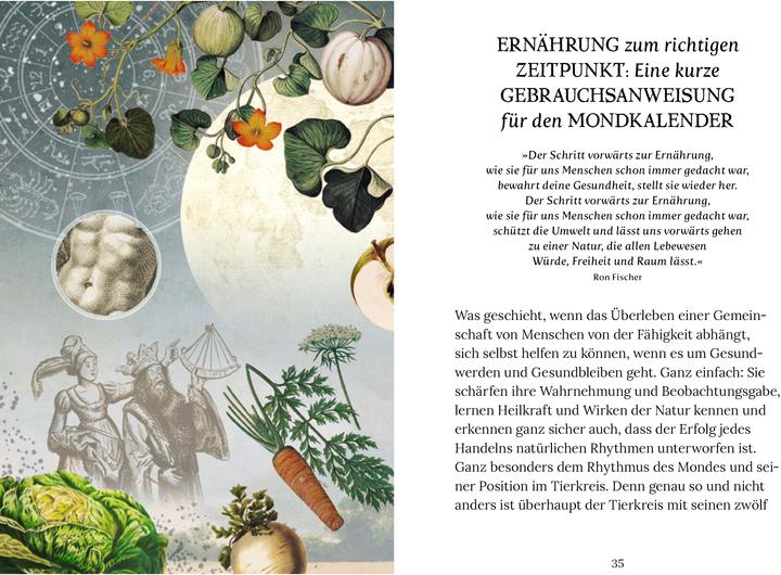 Produktbild Ernährung im Rhythmus des Mondes (Deutsch, Thomas Poppe, Johanna Poppe Paungger, 2025)
