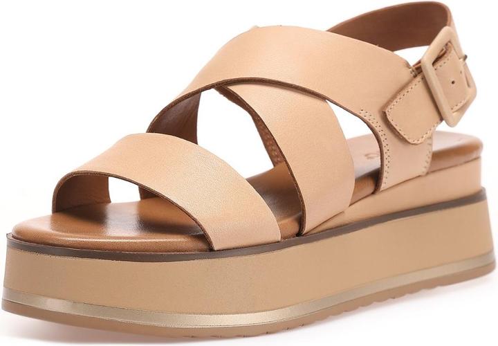 Produktbild Inuovo Diese trendige Keilsandalette aus hochwertigem Leder von ist der optimale Begleiter für die w (37)
