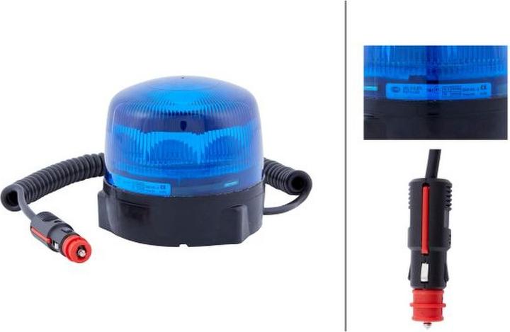 Produktbild Hella 2RL 010 979-121 Rundumkennleuchte Rota LED, Magnetbefestigung, 12/24V