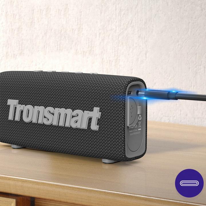 Produktbild Tronsmart Trip Wireless Bluetooth 5.3 speaker, waterproof IPX7 10W black (20 h, Akkubetrieb)