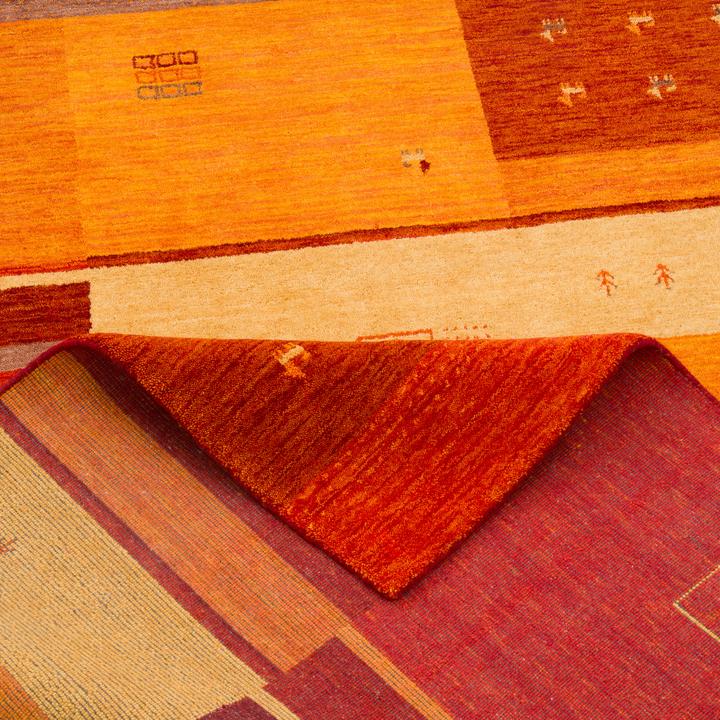 Actual product image Pergamon Natur Wolle Teppich Gabbeh Esta Läufer (70 x 140 cm)