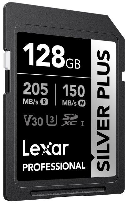 Image du produit Lexar Professional SILVER PLUS (128 Go, SDXC, U3, UHS-I)