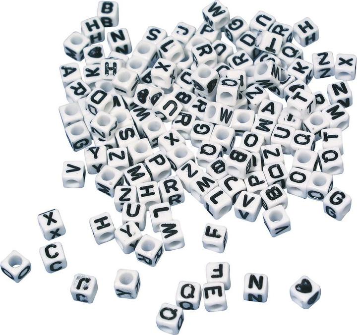 Actual product image Rayher Letter beads