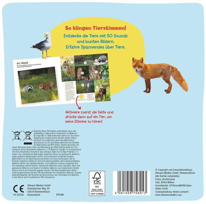 Produktbild Mein grosses Soundbuch - So klingen die Tiere (Deutsch)