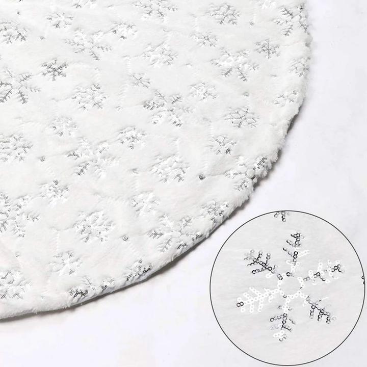 Image du produit Hermex jupe de sapin de Noël tapis de jupe de sapin de Noël couverture de sapin de Noël (1 -pièce)