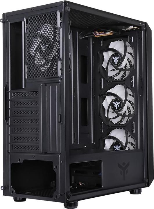 Produktbild Itek ITGCAST33B Computergehäuse Midi Tower Schwarz (mATX, ATX, ITX)