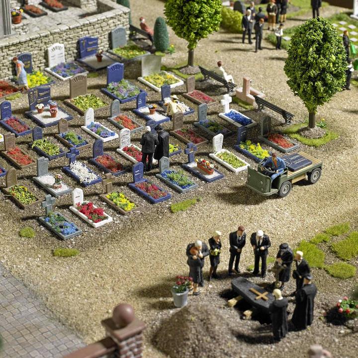 Actual product image Busch 1090 H0 cemetery kit