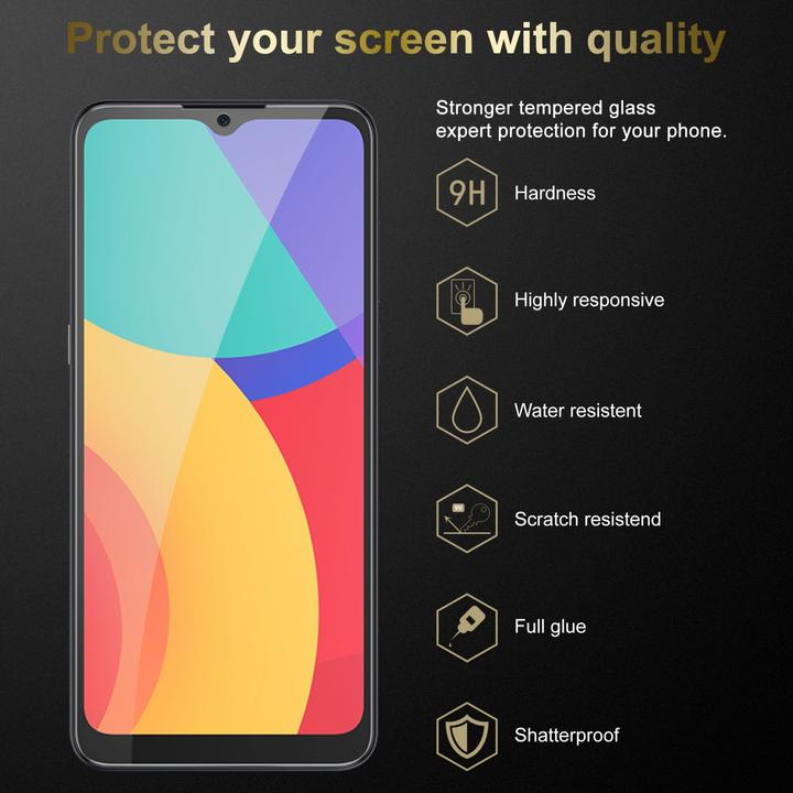 Actual product image Cadorabo Display protection glass (3 Piece, Alcatel 3L, Alcatel 1S (2021))