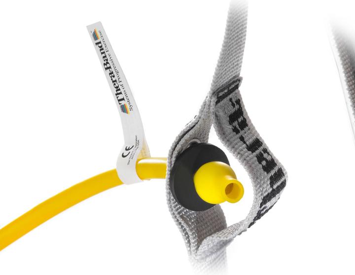 Immagine prodotto TheraBand Tubi Body Trainer con impugnature in schiuma (1.40 m, Strong)