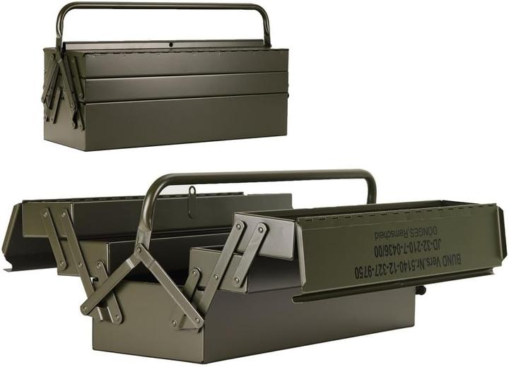 Produktbild Dönges Werkzeugkasten, 530 x 210 x 210 mm, fünfteilig, Anzahl Fächer 8 (5 Teile)
