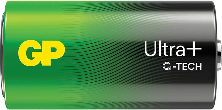 Actual product image GP Batteries Ultra Plus Alkaline Battery C Baby 2pcs 1.5V Blister (2 pcs., C)