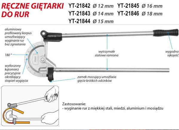 Immagine prodotto Yato Curvatubi (10 mm)