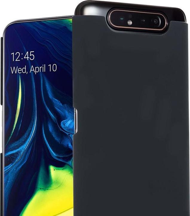 Productafbeelding Crong Gladde Skin Hoesje voor Samsung Galaxy A80/A90 (zwart) (Samsung Galaxy A80, Samsung Galaxy A90 5G)