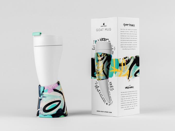 Actual product image Goat Story GOAT Mug West Graffity (0.35 l)