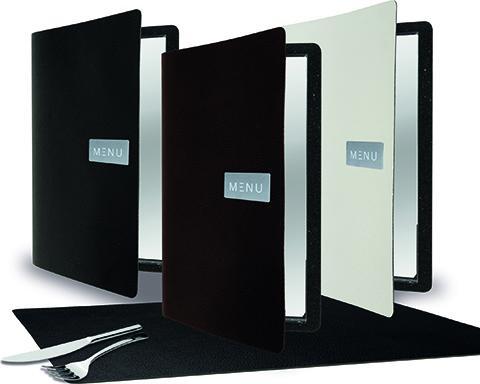 Produktbild Securit Speisekarten-Mappe ROYAL, DIN A4, aus Leder, rot (A4, 1 x)