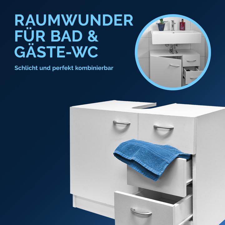 Image du produit Casaria Meuble sous-vasque (63 x 30 x 54 cm)