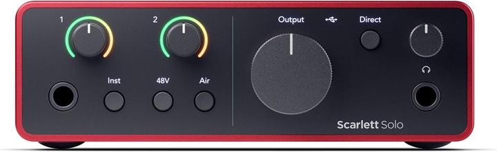 Actual product image Focusrite Scarlett Solo – 4th Generation (USB)