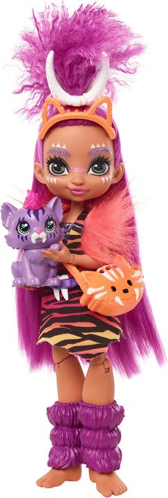 Image du produit Cave Club Roaralai, bewegliche, prähistorische Puppe mit Dinosaurier und Zubehör