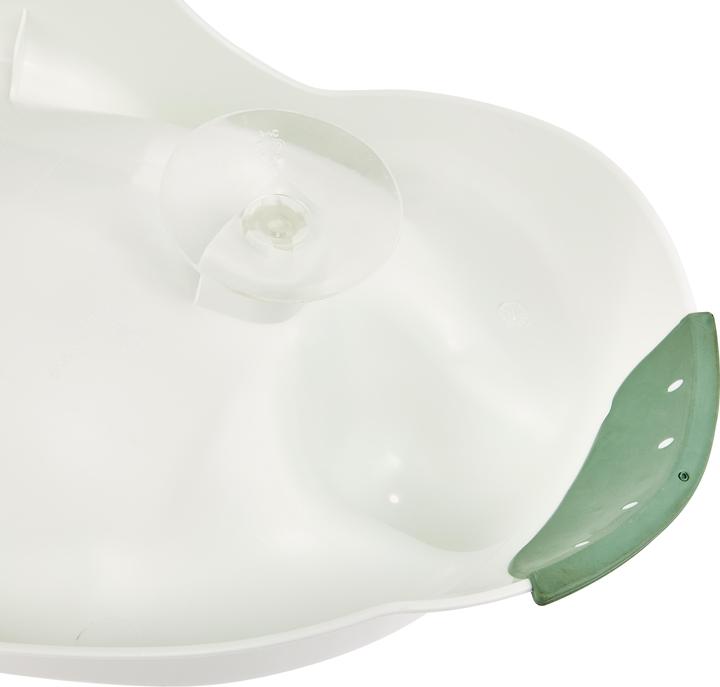 Actual product image keeeper anatomic baby bath chair with anti-slip function WINNIE, white, 18618