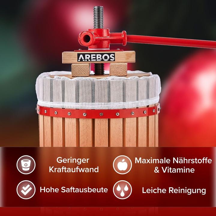 Image du produit Arebos Presse à fruits (Fiche CH)