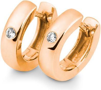 Produktbild Breuning Creolen - BRILL. 0,06 Ct. H/si (750/18 K Gold)