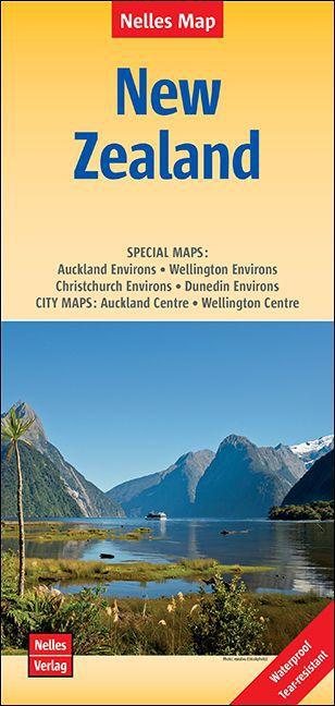 Produktbild Map New Zealand