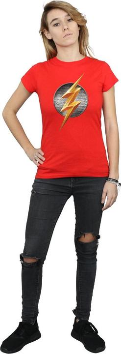Image du produit The Flash T-shirt en coton avec logo pour femme/femme (XL)