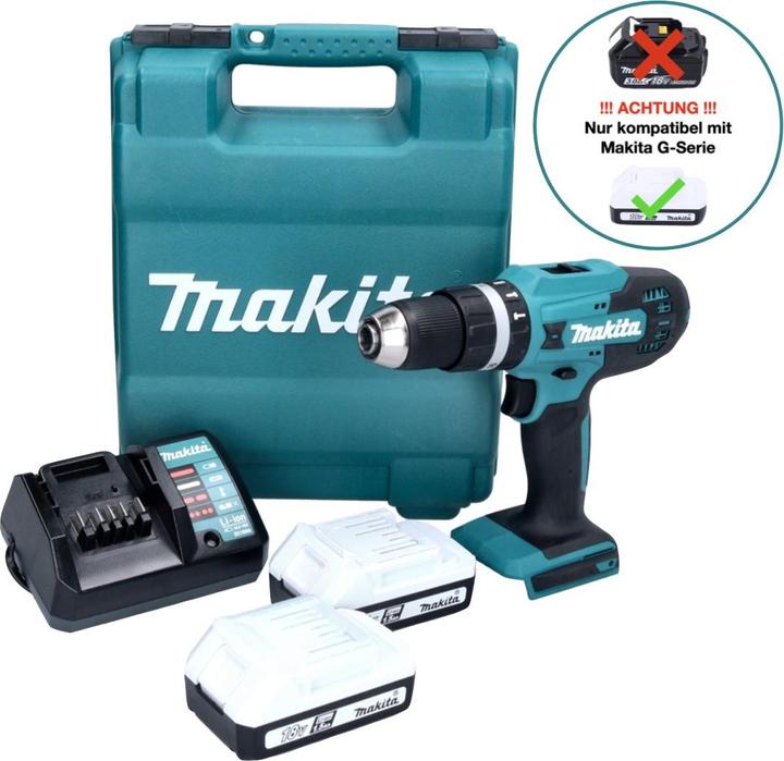 Actual product image Makita HP488DWE (Rechargeable battery operated)