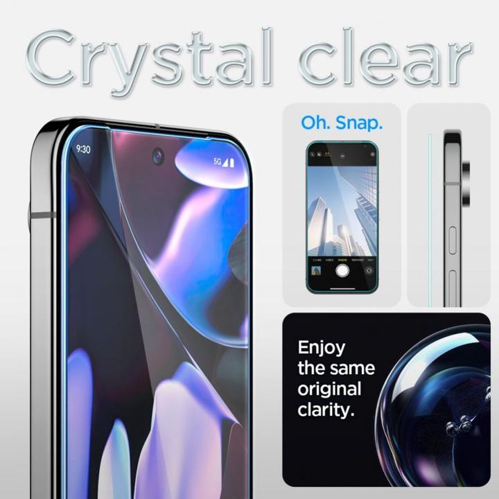 Image du produit Spigen EZ Fit Protecteur d'écran en verre trempé Clear Google Pixel 9 Pro XL 2-Pack (2 pièce(s), Google Pixel 9 Pro XL)