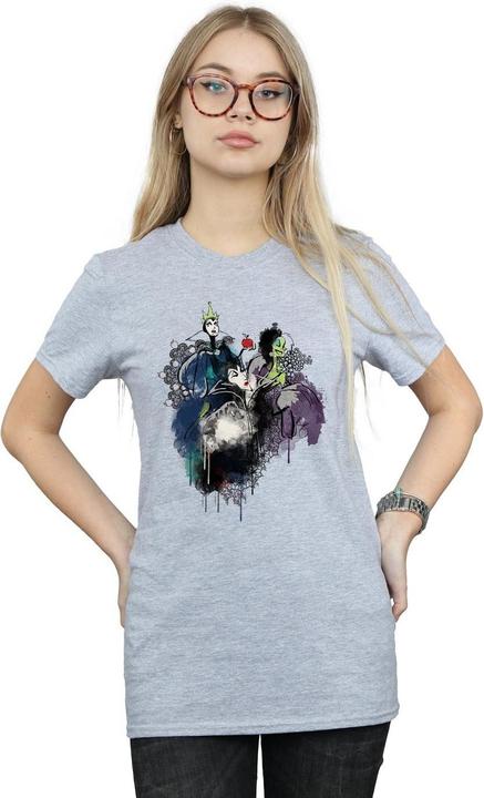 Immagine prodotto Disney Villains Sketch Maglietta Ampia Donna (XXL)
