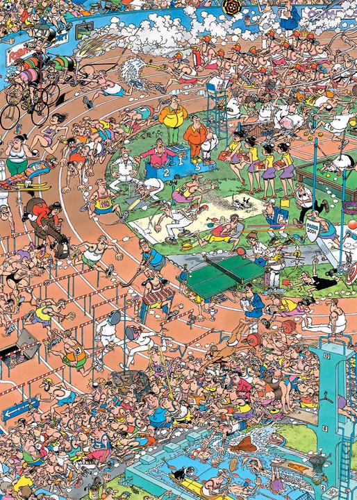 Productafbeelding Jumbo Jan Van Haasteren Olympische Zomerspelen puzzel 1000 stukjes (1000 onderdelen)