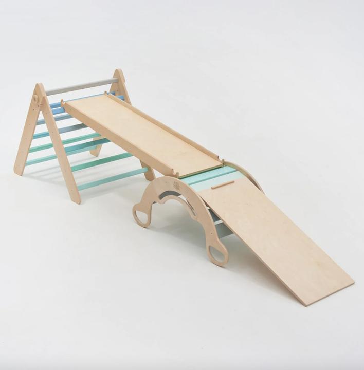 Immagine prodotto Montessori Scala + 2 tavole bifacciali + altalena