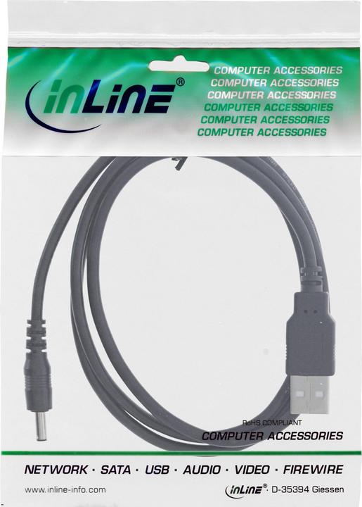 Produktbild InLine USB DC Stromadapterkabel (2 m)