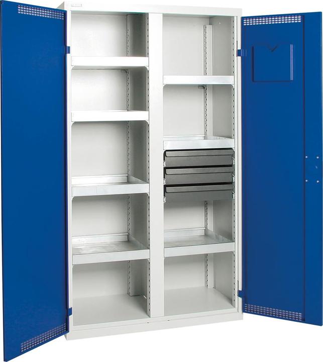 Produktbild kaiserkraft Umweltschrank, Türen gelocht (100 cm, 180 cm)