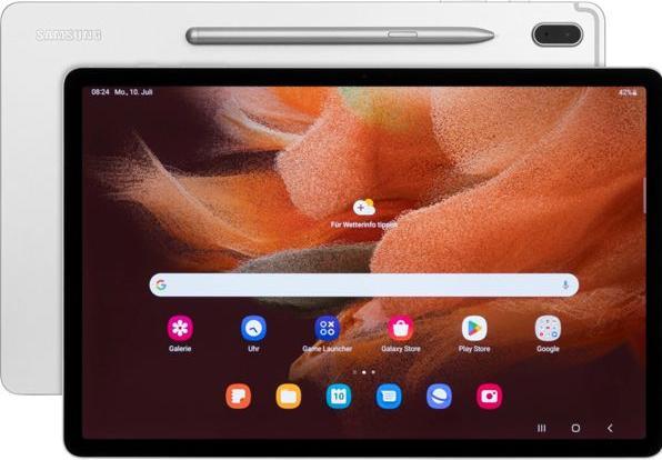 Actual product image Samsung Galaxy Tab S7 FE (WLAN only, 12.40", 64 GB, Mystic Silver)