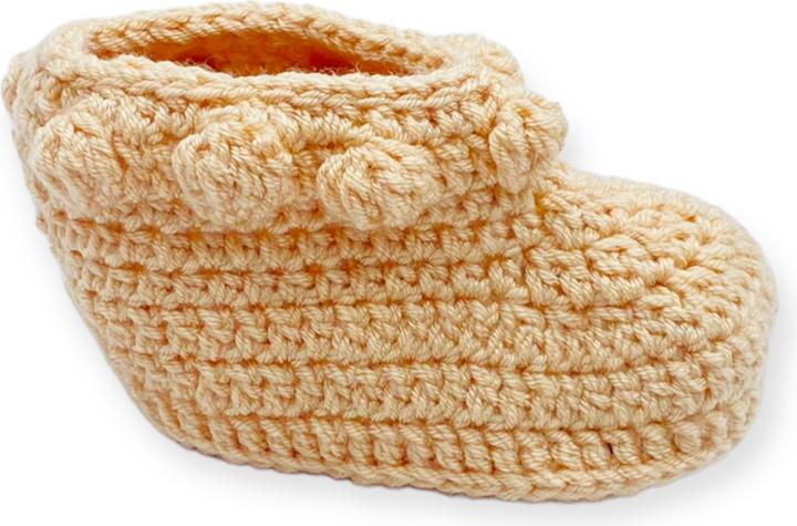 Image du produit BabyExpress Chaussettes pour bébés 3-6 mois avec ponpon camel (17)