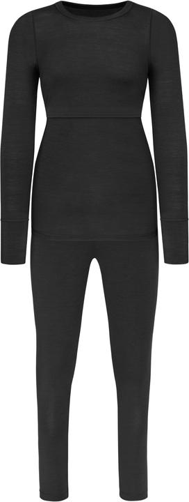 Image du produit Normani Sous-vêtements en mérinos - Ensemble de maternité - T-shirt à manches longues et caleçon - 8795 (XL)