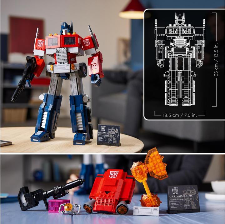 Actual product image LEGO Optimus Prime (10302, LEGO Icons, LEGO Rare Sets)
