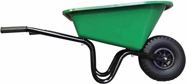Produktbild FORT Kinderschubkarre 20l grün montiert, mit PU-Rad