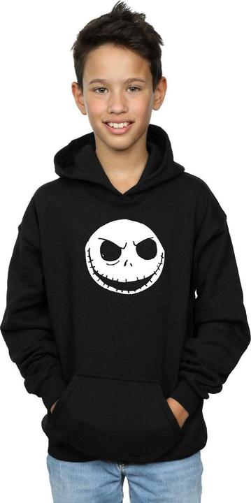 Immagine prodotto Disney Nightmare Before Christmas Jack Skellington Face Felpa con Cappuccio Ragazzi (140, 146)