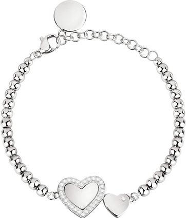Image du produit Morellato Bracelet boule en acier avec coeurs SOR24 (L) (Acier inoxydable)
