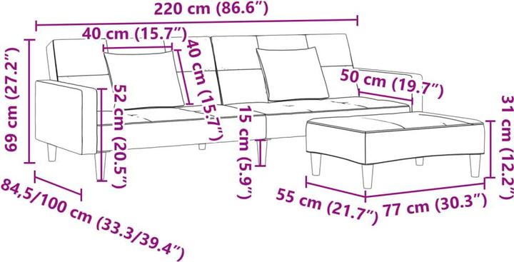 Actual product image VidaXL Maxine