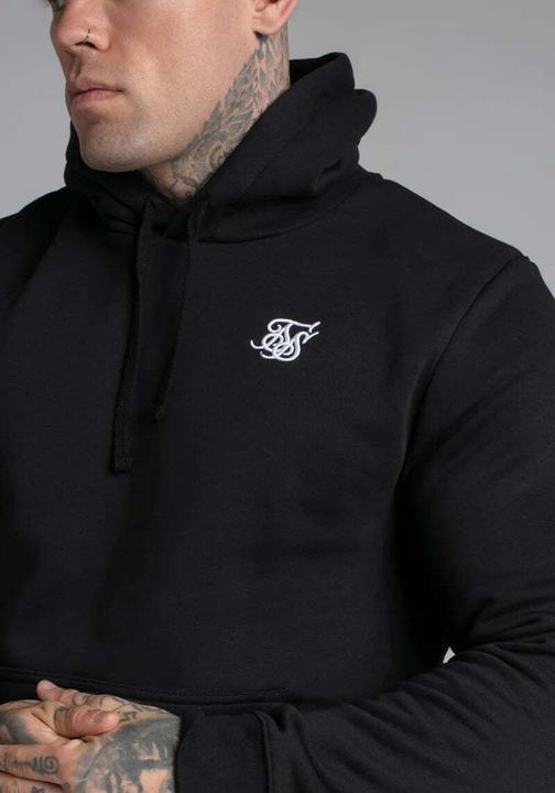 Image du produit Siksilk Sweat à capuche Black Essential Overhead Hoodie (L)