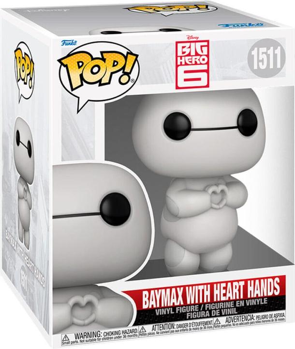 Immagine prodotto Funko Baymax - Gigante Robowabohu Oversize POP! figura in vinile Baymax (Mani a cuore) 15 cm