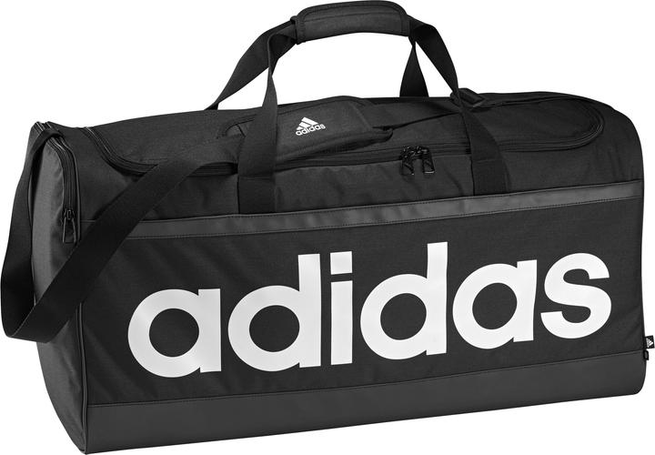 adidas Linear Duffel L,Black/White Black/White (63 l)
