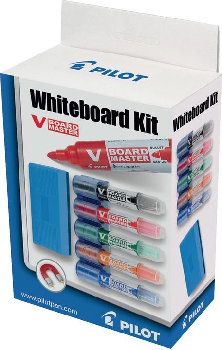 Produktbild Pilot Whiteboard-Marker BG V-Board 12-teilig (Mehrfarbig, 2.30 mm, 5 x)