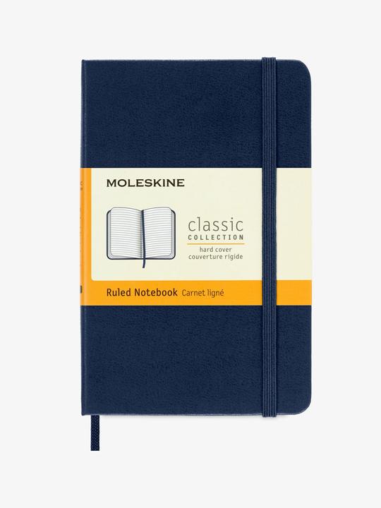 Image du produit Moleskine Carnet classique de poche (A6, À rayures, Couverture rigide)