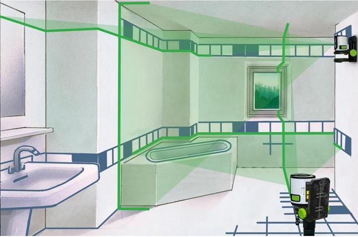 Immagine prodotto Laserliner EasyCross-Laser Green Set Linea trasversale laser autolivellante