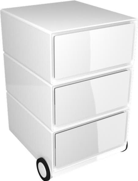Produktbild Paperflow Rollcontainer aus Kunststoff (39 x 43.5 x 64.5 cm)